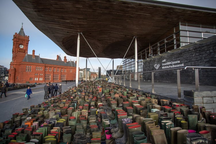 Senedd wellies