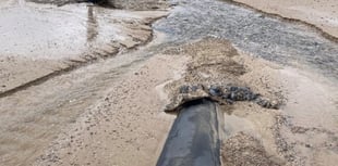 Emergency work starts on river culvert on Tenby’s South Beach