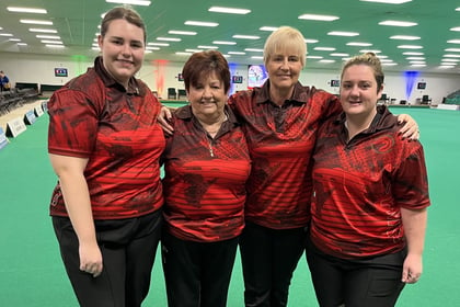 Heatherton Indoor Bowls Club ladies represent Wales