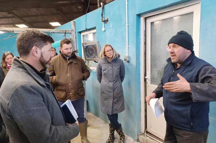 NFU Cymru members in Pembrokeshire recently met with local politicians Samuel Kurtz MS and Stephen Crabb MP.