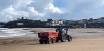 What the work taking place on Tenby's harbour & North Beach is for?