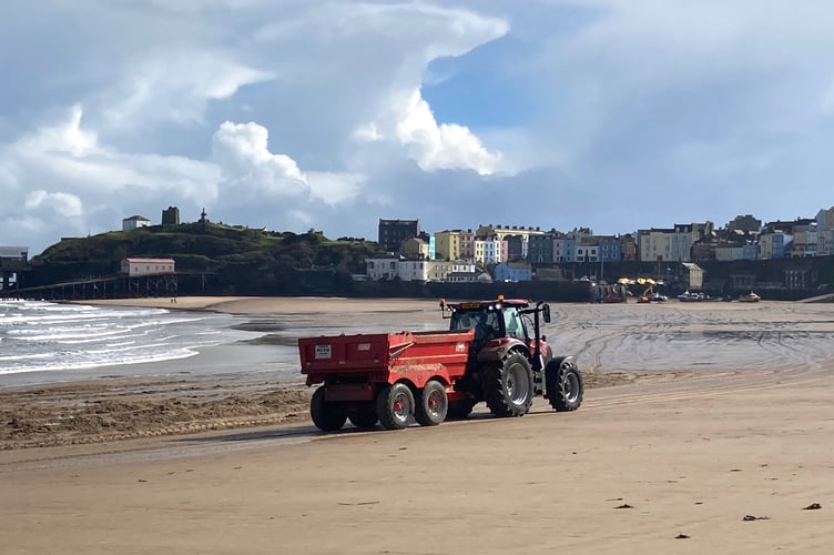 Tenby dredging 2024