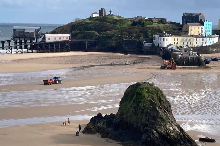 dredging in Tenby