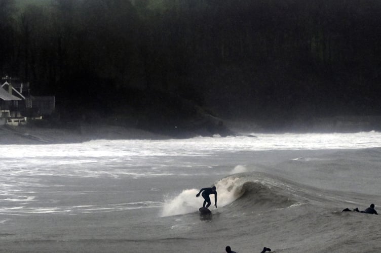 Saundersfoot surfer