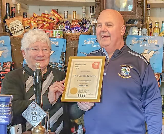 Cresswell Quay pub named best in Wales