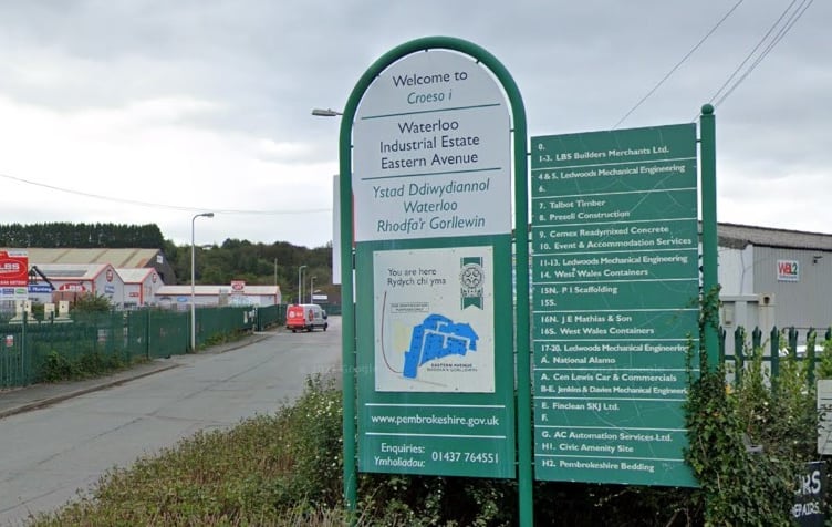 Waterloo Industrial Estate, Pembroke Dock.