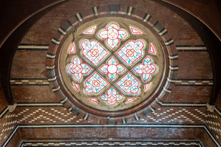 The roof of the Chapel at Parc Dewi Sant