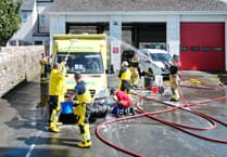 Charity car wash in aid of The Fire Fighters Charity