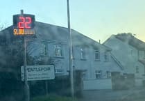 Anti-20mph stickers continue to pop up around Pembrokeshire villages