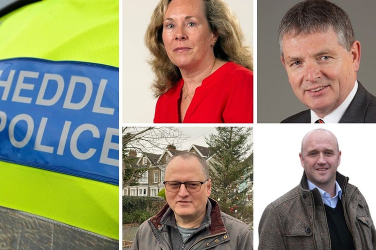 The four Police and Crime Commissioner candidates