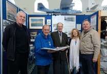 Centenarian's visit to Pembroke Dock Heritage Centre
