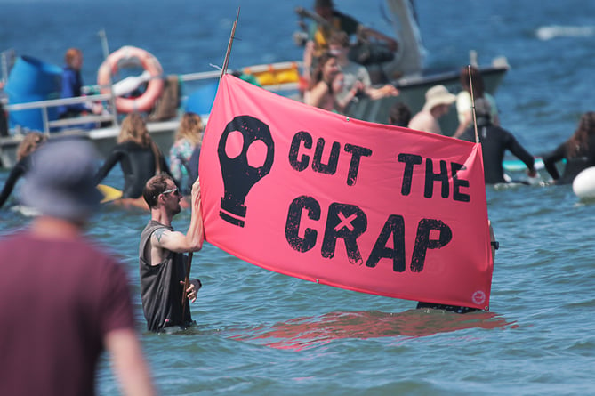 Surfers against Sewage protest
