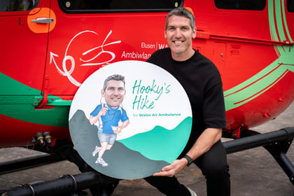 Rugby great James Hook to set off from Tenby on 100-mile charity hike