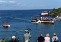 Famous steamship the Waverley returns to sunny Tenby