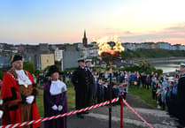 Beacon lighting at Tenby’s Castle Hill marks 80th anniversary of D-Day landings