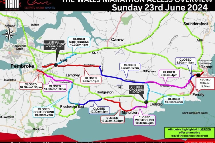 Long course map