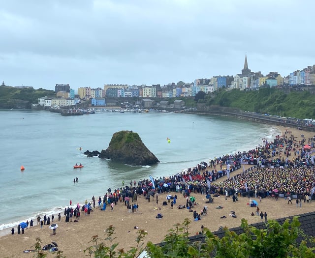 Long Course Weekend kicks off at Tenby’s North Beach