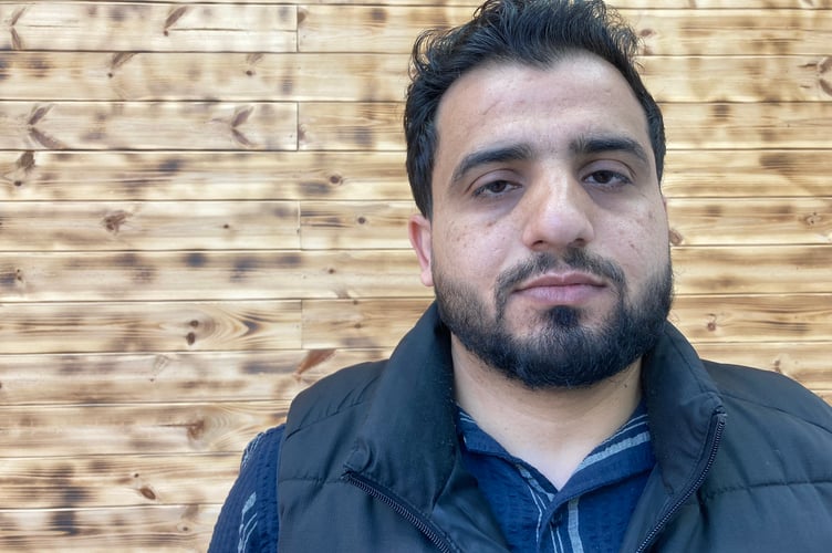 Bahram Ahmedi, 30, owner of King’s Barbers, King Street, Carmarthen