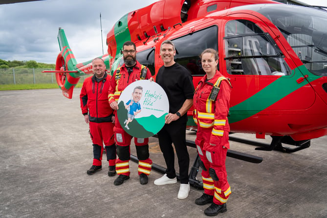 Wales Air Ambulance and James Hook