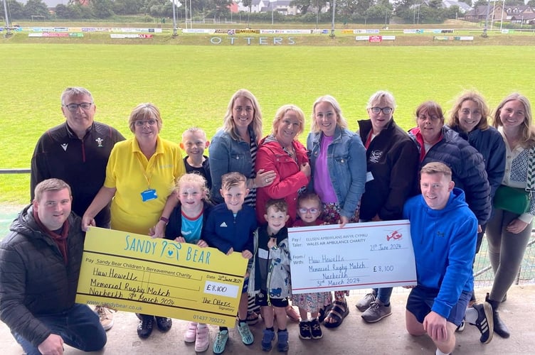 Huw Howells Charity Presentation