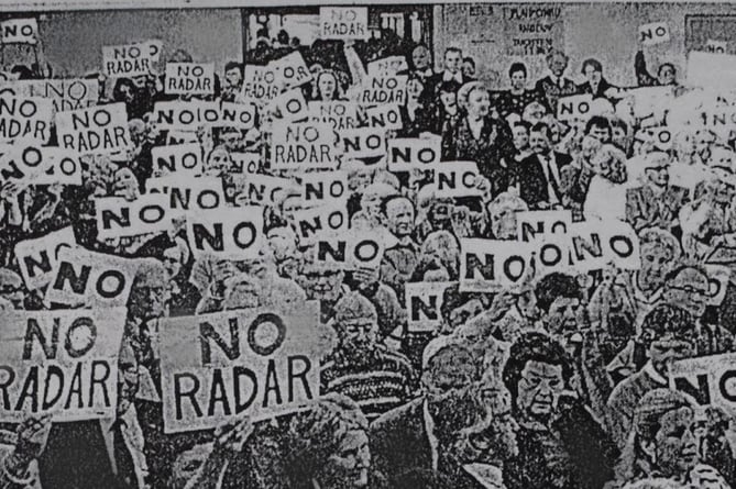 Radar protest