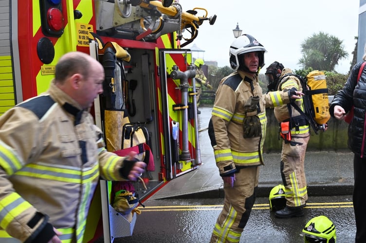 Tenby firefighters