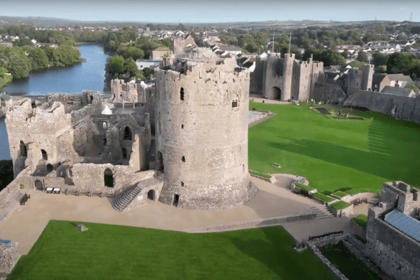 Pembroke Castle in new video