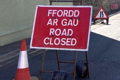 Saundersfoot road closure for footpath works