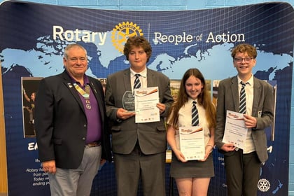 Tenby students come up trumps at Rotary technology tournament