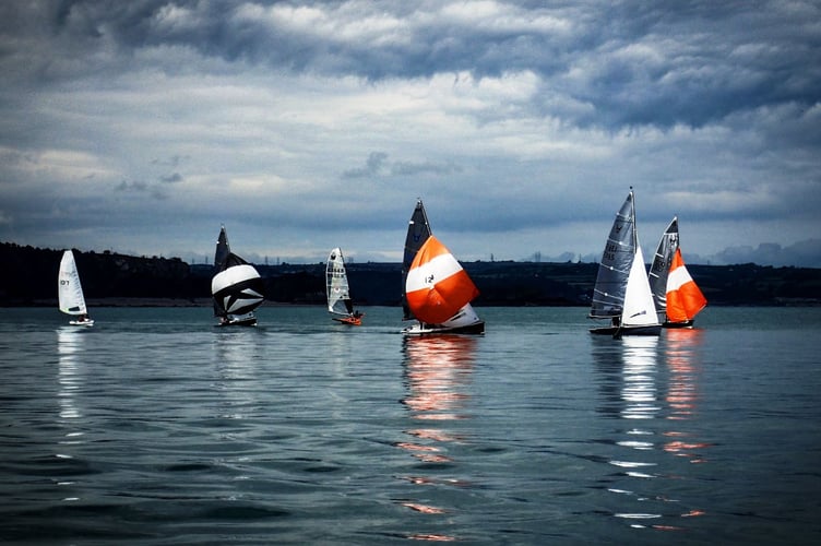 Six boats competed for the Joe Wright Cup