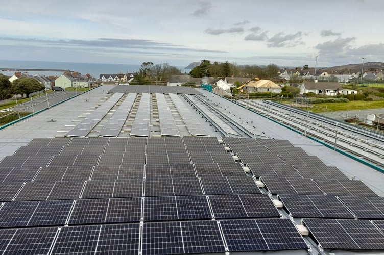 Fishguard leisure centre solar