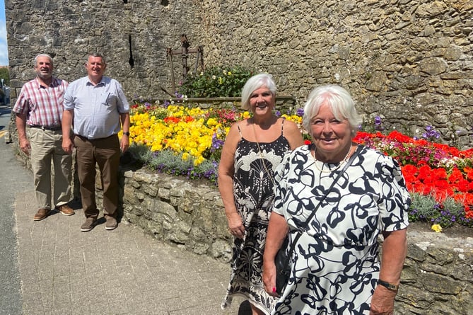 Tenby in Bloom judges 2024