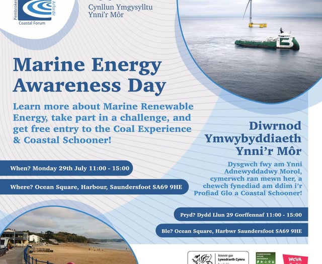 Pembrokeshire Coastal Forum Marine Energy Awareness Day, Saundersfoot