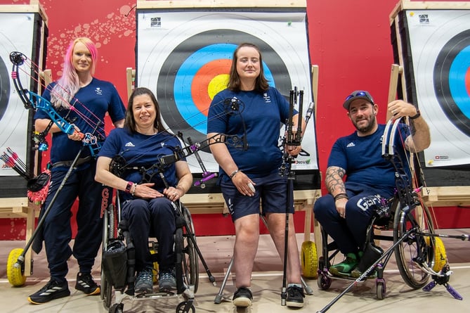 ParalympicGB archery team