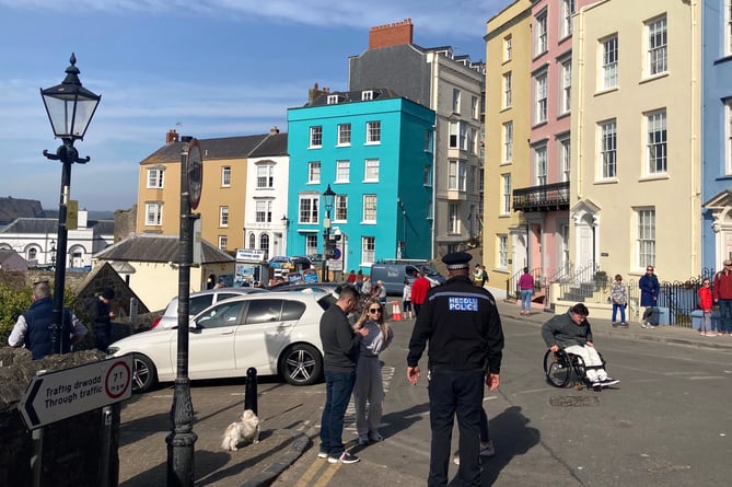 Police in Tenby