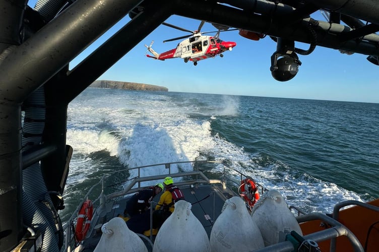 Tenby RNLI shout