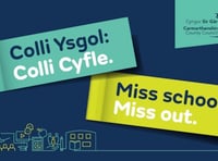 Carmarthenshire Council launches its 'Miss School: Miss Out' campaign