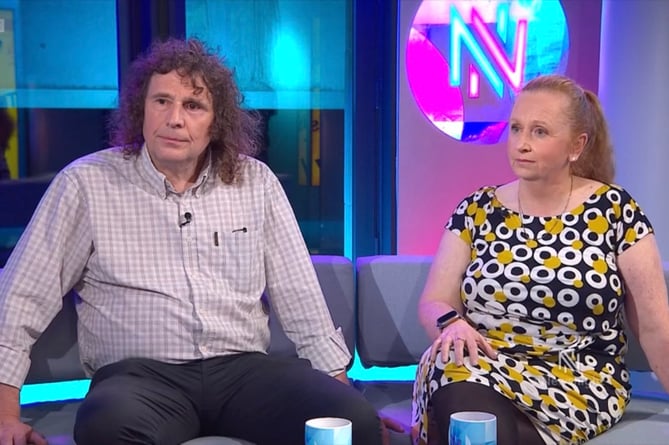 Vince and Fiona Malone Newsnight