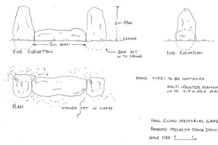 Parc gwyn plans