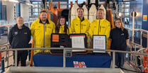 Scroll signing at Tenby station marks RNLI's 200th anniversary