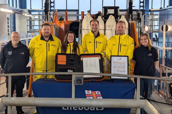 Tenby RNLI scroll