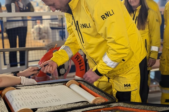 Ben James Tenby RNLI