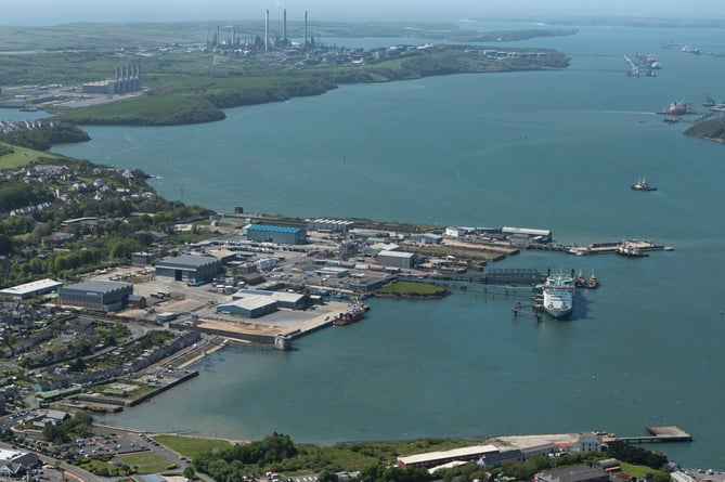 Pembroke dockyard waterway