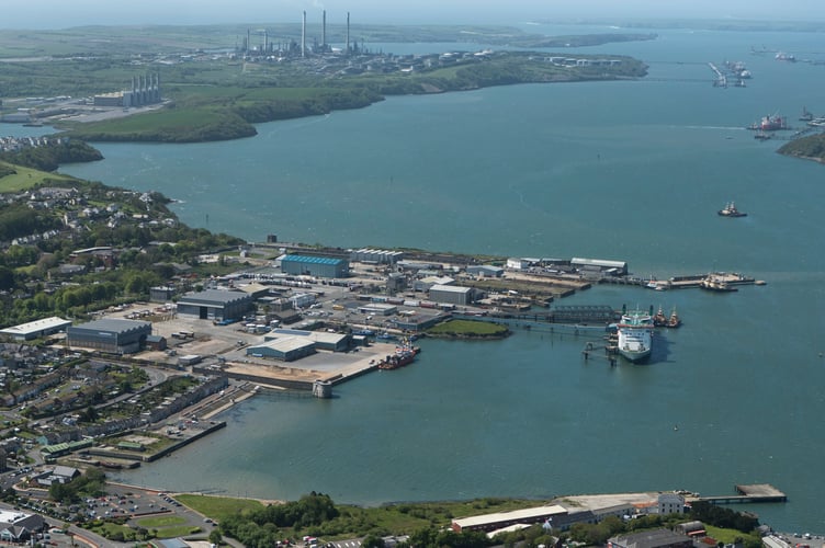 Pembroke dockyard waterway