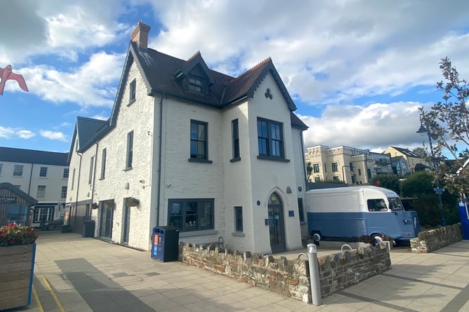 Saundersfoot's coal office building