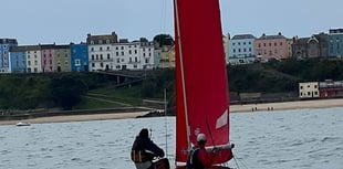 Dave and Maurice win Tenby frostbite races