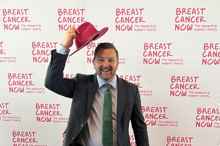 Senedd Member for Carmarthen West and South Pembrokeshire Samuel Kurtz, added a splash of pink to his usual attire at the Senedd this week to raise awareness of breast cancer and encourage constituents to support the Wear it Pink campaign.