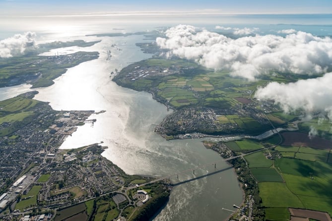 Pembrokeshire overhead