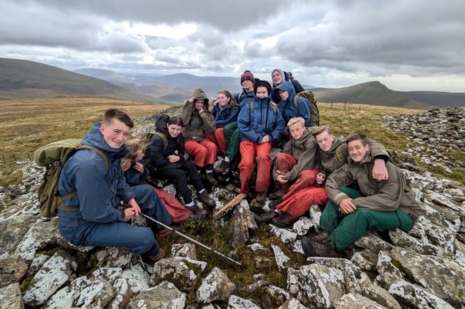 Pembroke pupils snowdonia