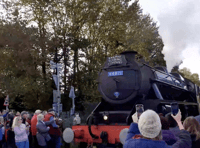 Steam train draws a crowd on South Pembrokeshire visit